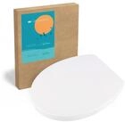 Calmwaters WC-Sitz Modern Soft, Wei&szlig;, Duroplast, Made in EU, Absenkautomatik,
