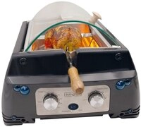 LIVINGTON Tischgrill Rotisserie Chef - Tischgrill - schwarz