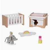 goki Puppenhausm&ouml;bel Puppenm&ouml;bel Style, Babyzimmer (packung, 12tlg., spar...