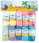 Gr&uuml;ndl Gr&uuml;ndl Baumwollgarn Amigurumi Candy Pastellfarben H&auml;kelwolle