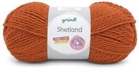 Gr&uuml;ndl Gr&uuml;ndl Wolle Shetland 100 g orange H&auml;kelwolle
