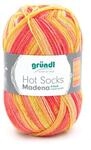Gr&uuml;ndl Gr&uuml;ndl Wolle Hot Socks Madena 4-fach 100 g sunrise H&auml;kelwolle