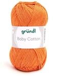 Gr&uuml;ndl Bastelnaturmaterial Gr&uuml;ndl Wolle Baby Cotton 50 g orange