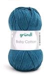 Gr&uuml;ndl Gr&uuml;ndl Wolle Baby Cotton 50 g petrol H&auml;kelwolle