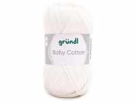 Gründl Wolle Baby Cotton - Babywolle zum Stricken und Häkeln Häkelwolle,...