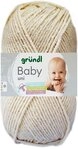 Gr&uuml;ndl Wolle Baby uni 50g Babywolle zum Stricken und H&auml;keln H&auml;kelwolle, 150,00 m