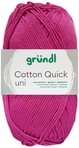 Gr&uuml;ndl 50 Gramm Gr&uuml;ndl Cotton Quick Uni Farbauswahl H&auml;kelwolle
