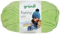 Gr&uuml;ndl Funny Chenille Wolle uni einfarbig zum Stricken H&auml;keln, Chenillegarn