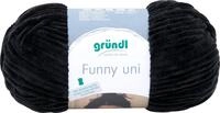 Gr&uuml;ndl Funny Chenille Wolle uni einfarbig zum Stricken H&auml;keln, Chenillegarn