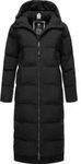 Ragwear Wintermantel Patrise Extralanger Damen Winter Steppmantel mit Gehschlitzen