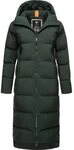 Ragwear Wintermantel Patrise Extralanger Damen Winter Steppmantel mit Gehschlitzen