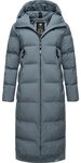 Ragwear Wintermantel Patrise Extralanger Damen Winter Steppmantel mit Gehschlitzen