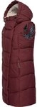 Ragwear Steppweste Pavla Vest stylische Winterweste mit Teddyfutter und Kapuze