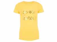 Name It T-Shirt Name It Mädchen Shirt mit Metallic-Print in gelb (1-tlg) mit