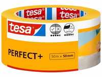 tesa Kreppband PERFECT+ Malerband Abklebeband für sauberes Abkleben