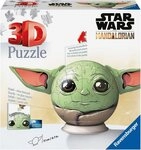 Ravensburger Puzzleball Mandalorian Grogu mit Ohren, 72 Puzzleteile, Made in...