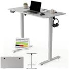 Juskys Schreibtisch Office Stand, 120 x 60 cm, elektrisch verstellbar,