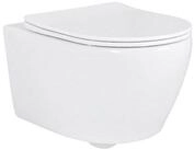 Belvit Tiefsp&uuml;l-WC AL5512+AL0411, Sp&uuml;lrandloses Wand H&auml;nge WC Sp&uuml;lrandlos