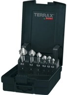 Ruko Kegelsenker TERRAX by RUKO Kegel- und Entgratsenker-Satz 6tlg. DIN 335 Form C