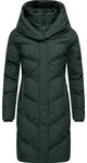 Ragwear Steppmantel Natalka Melange wasserdichter Damen Wintermantel mit gef&uuml;tterter