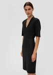 s.Oliver Minikleid Kleid Etuikleid aus Viskosemix