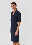 s.Oliver Minikleid Kleid Etuikleid aus Viskosemix