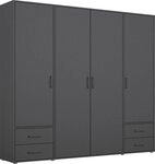 rauch Dreht&uuml;renschrank Kleiderschrank Schrank Garderobe W&auml;scheschrank VOYAGER (in 3