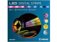 Näve LED LED-Streifen LED-STRIPE 500x1cm 19W bunt dimmbar RGB 5261361