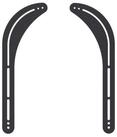 PureMounts Lautsprecher-Wandhalterung PureMounts PM-SOUND-B - Universelle