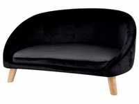 Dynamic24 Couch 84cm schwarz (6COU559NR)
