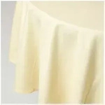 Homescapes Tischdecke Runde Tischdecke creme &ndash; 178 cm, 100% Baumwolle (1-tlg)...