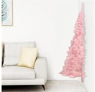 vidaXL K&uuml;nstlicher Weihnachtsbaum K&uuml;nstlicher Halb-Weihnachtsbaum mit...