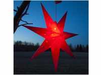 Star Trading LED Outdoor Stern Alice hängend 7-zackig D60cm rot