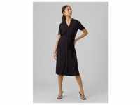 Vero Moda Shirtkleid Midi Blusen Kleid Kurzarm Tunika Dress VMVICA (lang) 5790 in
