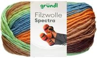 Gr&uuml;ndl 100 Gramm Filzwolle Spectra Wolle Farbauswahl H&auml;kelwolle