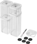 Zwilling Vakuumbeh&auml;lter CUBE, Kunststoff, (Set, 6-tlg), modulare, stapelbare