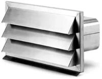 Novy Mauerkasten Mauerkasten mechanisch, R&uuml;ckstauklappe f&uuml;r Flachkanal (Naber)