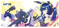 Hyte Mauspad HYTE "Bunny Splash" Desk Pad, Gaming-Mauspad