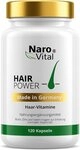NaroVital Haar Vitamine - Mit Biotin, Zink & Selen f&uuml;r M&auml;nner & Frauen - 120