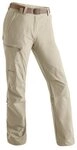 Maier Sports Funktionshose Maier Sports Damen Hose Lulaka Roll Up 232001 beig