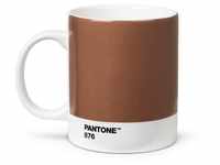 Pantone Porzellan-Becher - bronze 876 - 375 ml