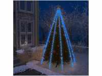 vidaXL Lichterschlauch Weihnachtsbaum-Lichternetz mit 400 LEDs Blau 400 cm