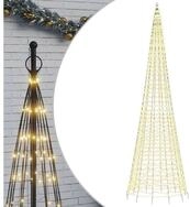 vidaXL K&uuml;nstlicher Weihnachtsbaum LED-Weihnachtsbaum 1534 LEDs Warmwei&szlig; 500 cm