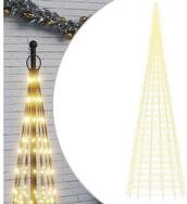 vidaXL K&uuml;nstlicher Weihnachtsbaum LED-Weihnachtsbaum 3000 LEDs Warmwei&szlig; 800 cm