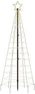 vidaXL Dekolicht 180 cm LED-Weihnachtsbaum mit Erdspie&szlig;en 220 LEDs Warmwei&szlig;...