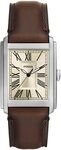 Fossil Quarzuhr CARRAWAY FS6012, Armbanduhr, Herrenuhr, Damenuhr, Lederarmband