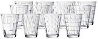 Villeroy & Boch Glas Dressed Up Wassergl&auml;ser 310 ml 12er Set, 12-tlg., Glas