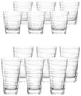 LEONARDO Glas Vario Struttura Trinkgl&auml;ser 12er Set, 12-tlg., Glas