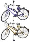 relaxdays Fahrraddeckenhalterung Teleskop Fahrradhalterung f&uuml;r 2 R&auml;der