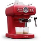 Klarstein Espressomaschine, 1.2l Kaffeekanne, Kaffeemaschine 950 W 19 Bar 2 Tassen